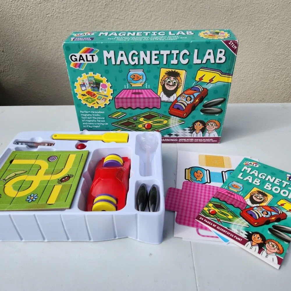 NEW Galt Toys Magnetic Lab Science Kit for Kids Toy Ages 6+ Magnets STEM  Experi